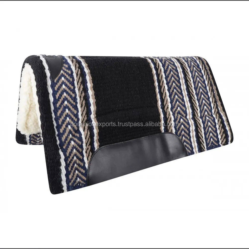 New Zealand wool Navajo Western Horse Saddle Pad Best Quality Hand Made Horse Saddle Pad