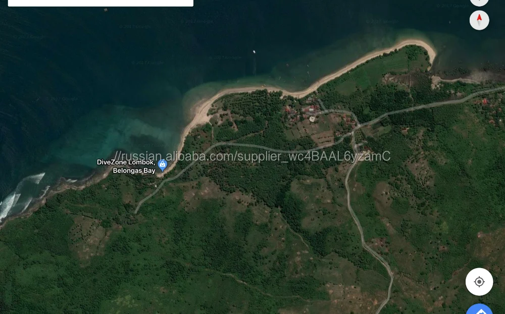 Премиум beachfront земли для продажи в Восточной Ломбок