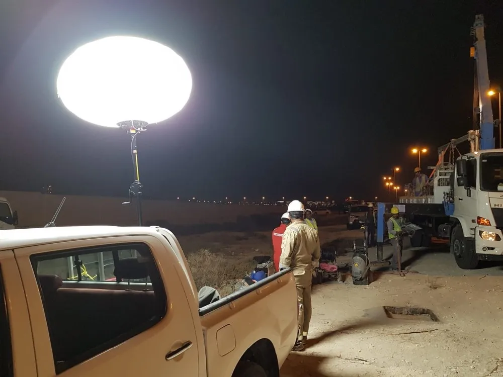 Тайваньская воздушная звезда, светодиодное освещение, воздушный шар, портативная башня для экстренных ситуаций 500 Вт