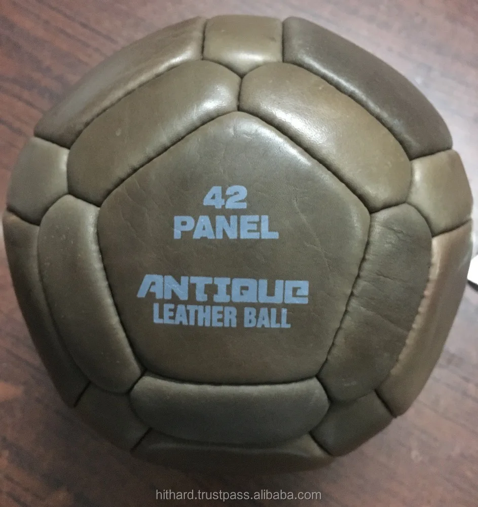 Винтажный кожаный футбольный мяч, Размер 5