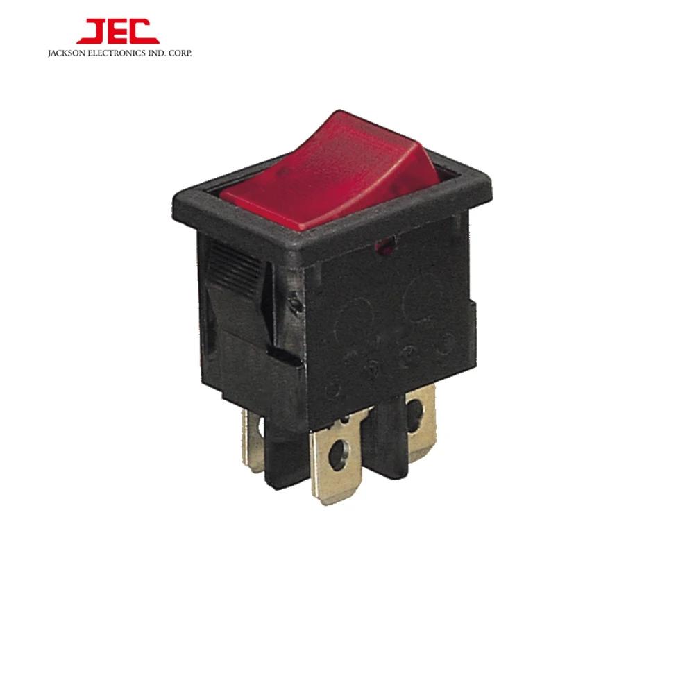 JEC RLEIL 606 ROCKER SWITH Series, двухполюсный переключатель ВКЛ-ВЫКЛ