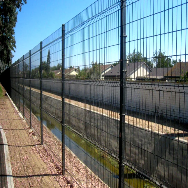 2m*1.8m Green welded wire mesh metal Posts  Fencing for Farm