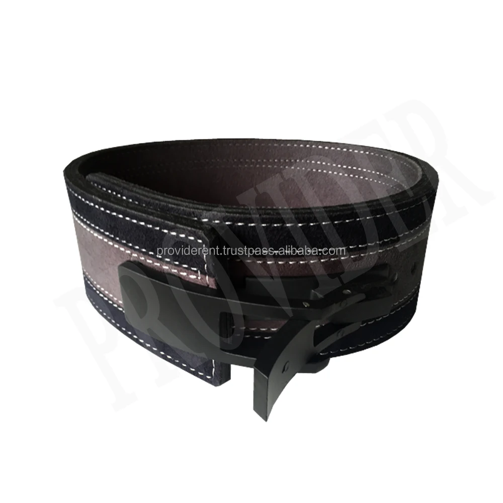 
Custom weightlifting belt, powerlifting lever belt for back support in gym available with suede and tan leather filing options 