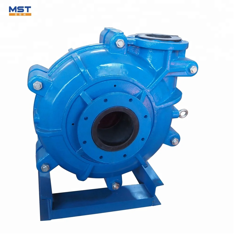 Centrifugal wear resistant filter press feed slurry pump