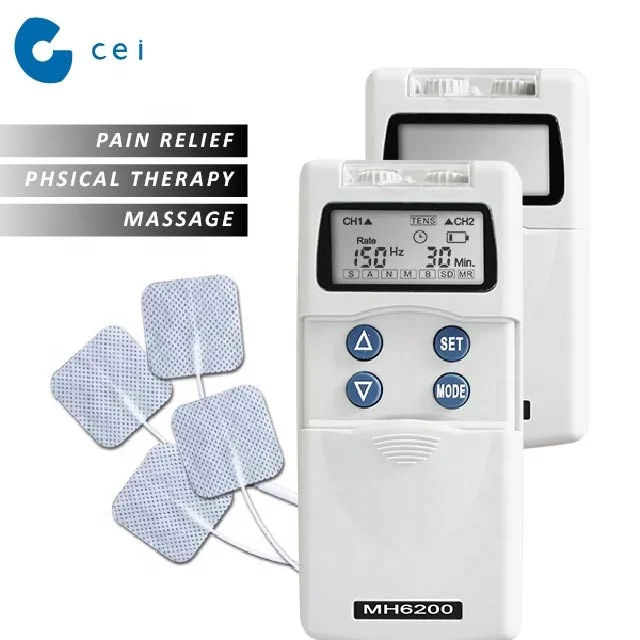 NEW Electric Handheld Massager Vibrator Physical Therapy Equipments Pain Relief Device TENS Machine