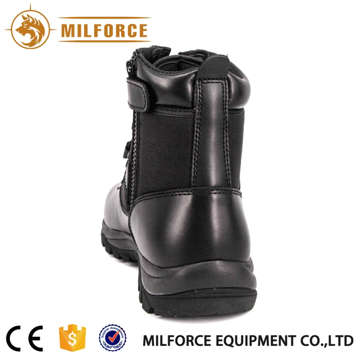 Черные тактические ботинки Milforce из натуральной кожи для охоты и кемпинга