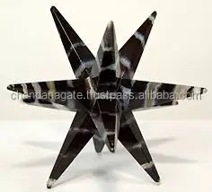 star Merkabah Zebara Agate 12 Point Merkabah star crystal Merkabah natural stone reiki healing gemstone wholesale