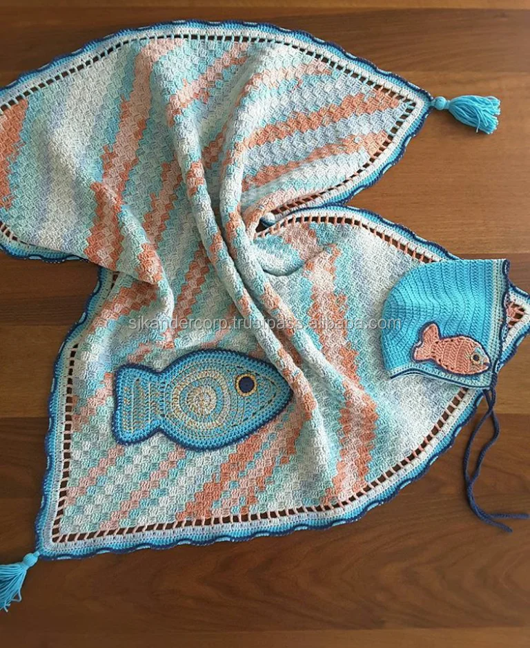 
Crochet Handmade Baby Blanket 