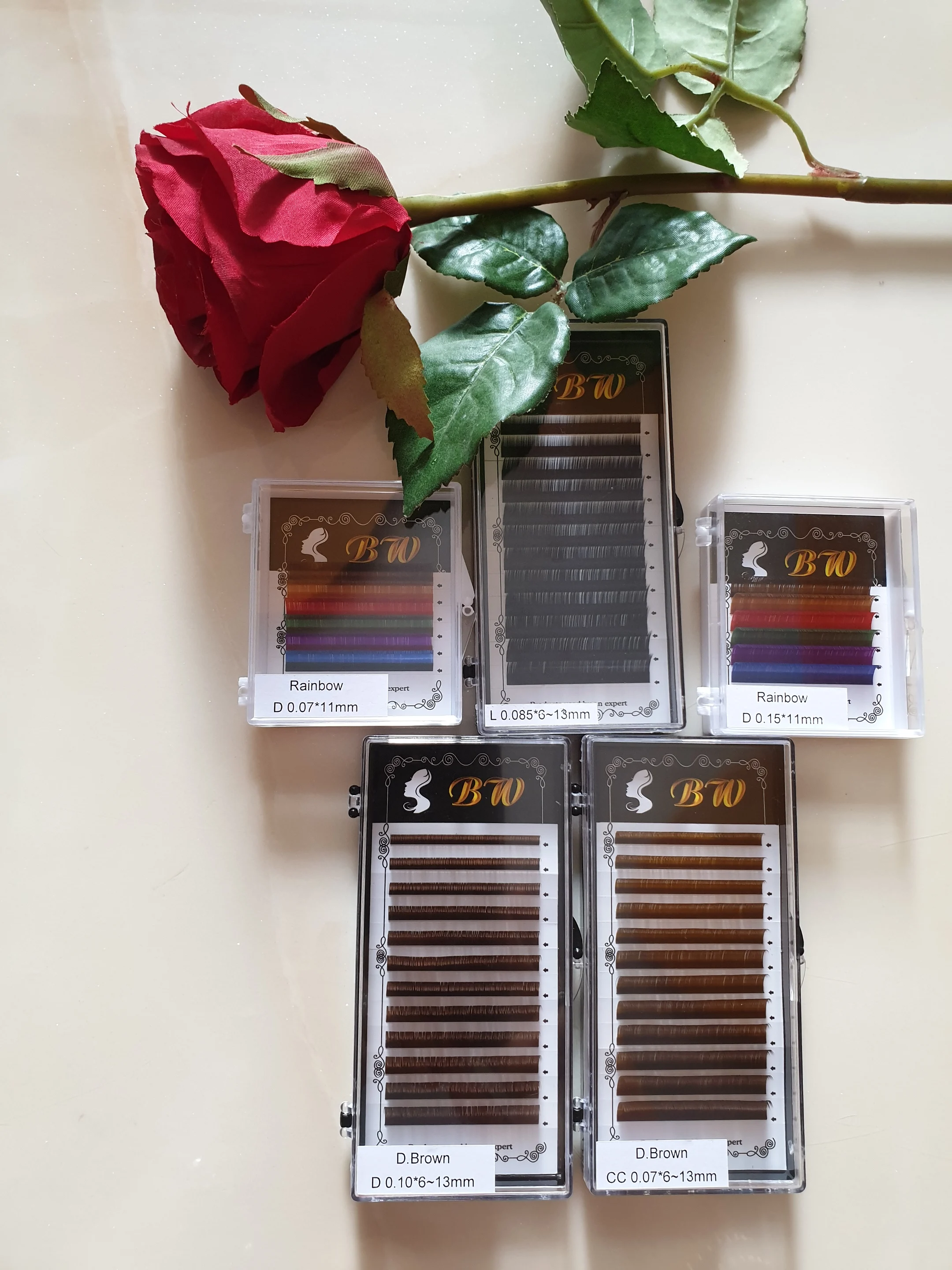 
BW LASH dark brown volume eyelash extension high quality 