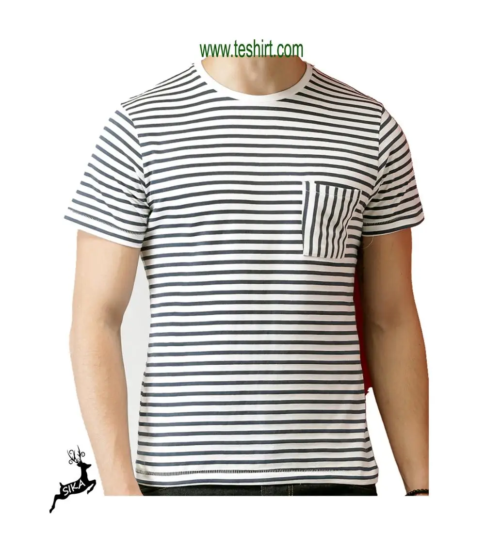 mens white melange stripes wholesale t-shirt Tirupur