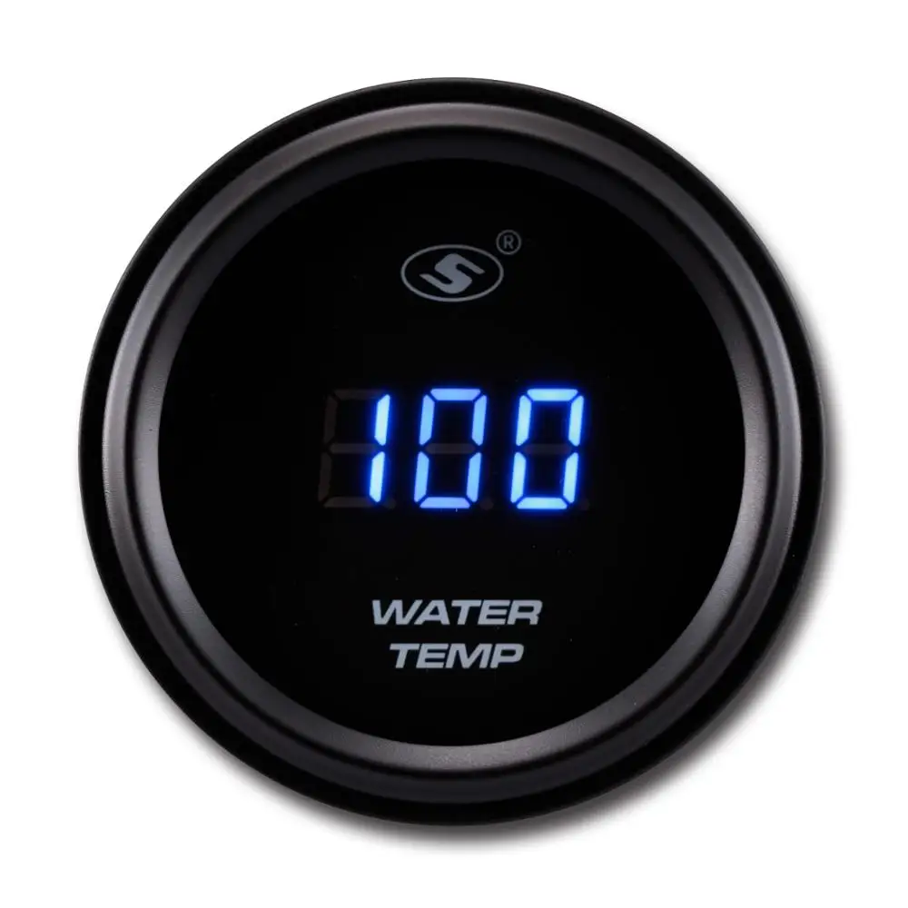 Universal Car Blue LED digital water temperature gauge