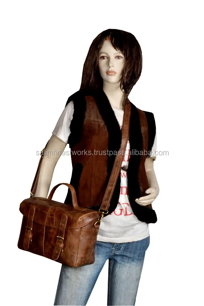 Messenger Camera Equipment Bag Stylish Camera Bags Travel Big Vintage Custom Men Photographer Genuine Leather Crossbody DSLR Bag