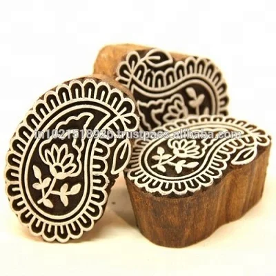 wooden printing stamp