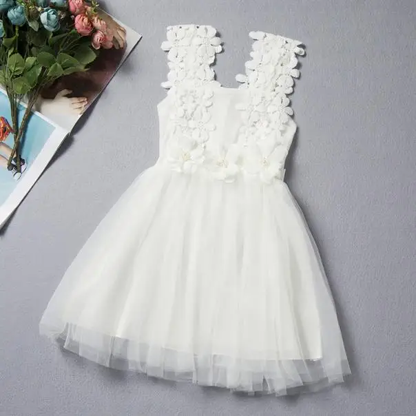 cy50251a  Baby Girls Party Dresses Children Sleeveless Kids Party Wear Dresses
