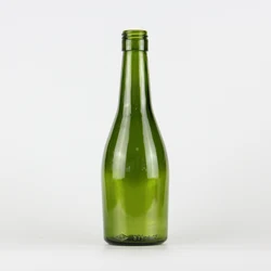 Wholesale 375ml screw cap emerald green wine glass bottle on sale