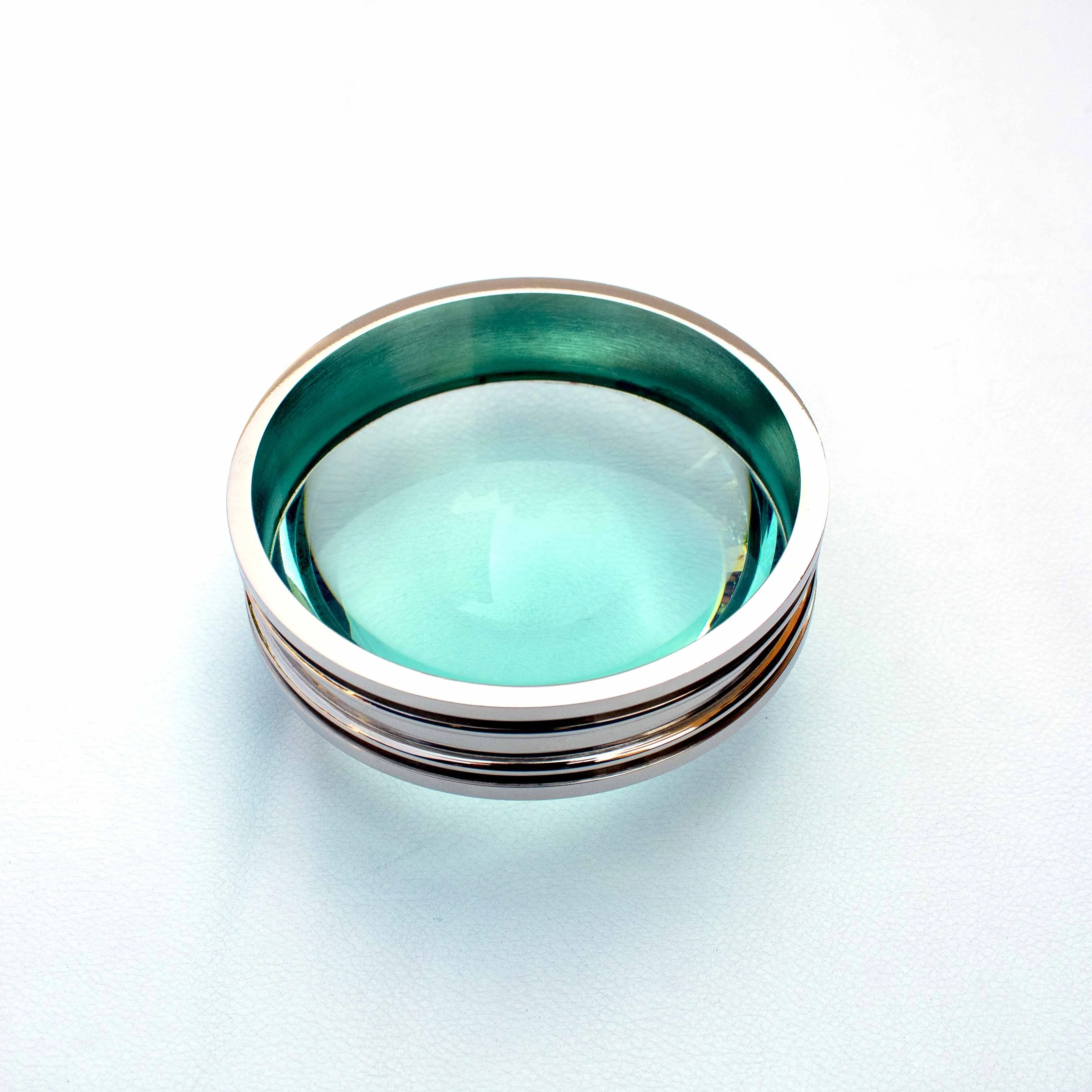 Brass Nickel Finish Table Desk Magnifying Glass Magnifier Ball Shape for Newspaper reading Book Maps Office Home