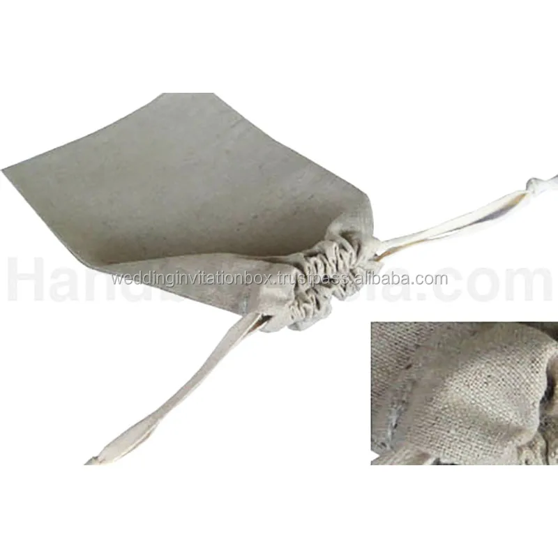 Best Seller Thai Stylish Eco Packaging 100% Hemp Drawstring Bags