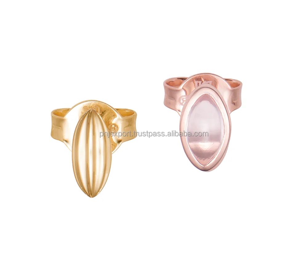 PNJ Brand 14K Gold Fine Jewelry Sets for Women Quartz Stone Earrings-for Gifts and Parties-Vietnam Jewelry Manufacturer