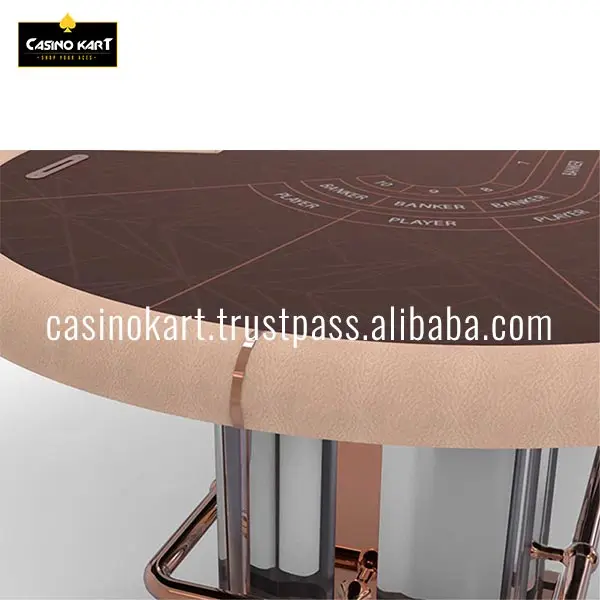 Professional Modern Baccarat Lagoon Table For Casino Poker Playing Cards Available In Standard Sizes