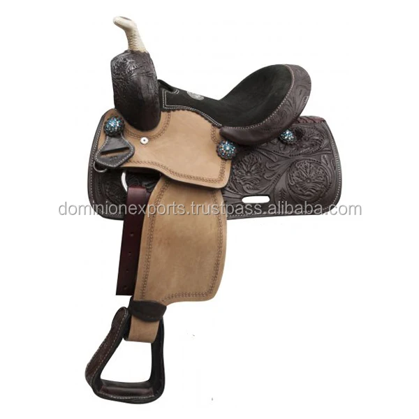 
Hand tooled Western saddle High Quality Well Tooled Designer Genuine Leather Saddle Premium Looking Saddles Sadle Comfortable 