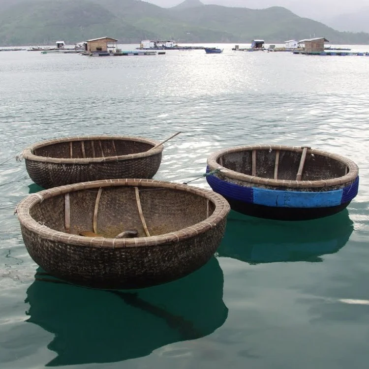 Bamboo Coracle, Bamboo Boats, Basket Boats