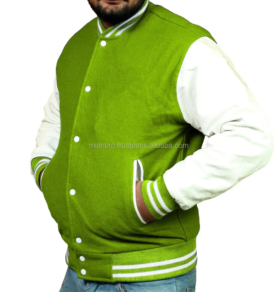 Navy Blue/white Team Jackets, wool leather jackets college jacket, school jacket