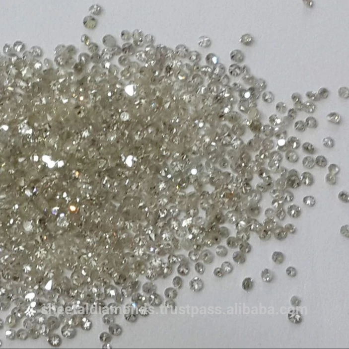 100% Real Loose Diamond 0.70mm To 1.80mm Size Lot I / J-K Color