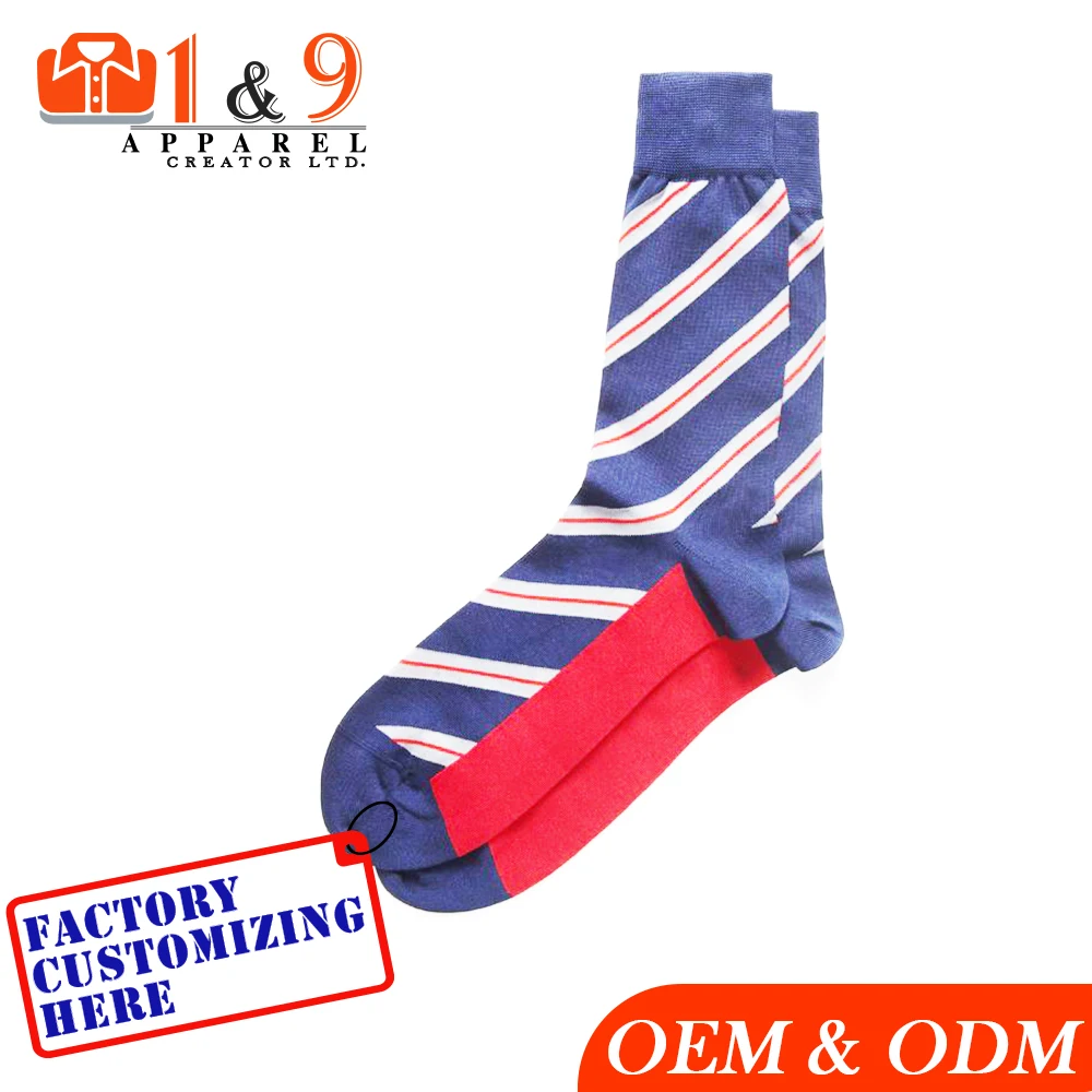 Made in Bangladesh Factory Custom mens dress socks boot hiking socks
