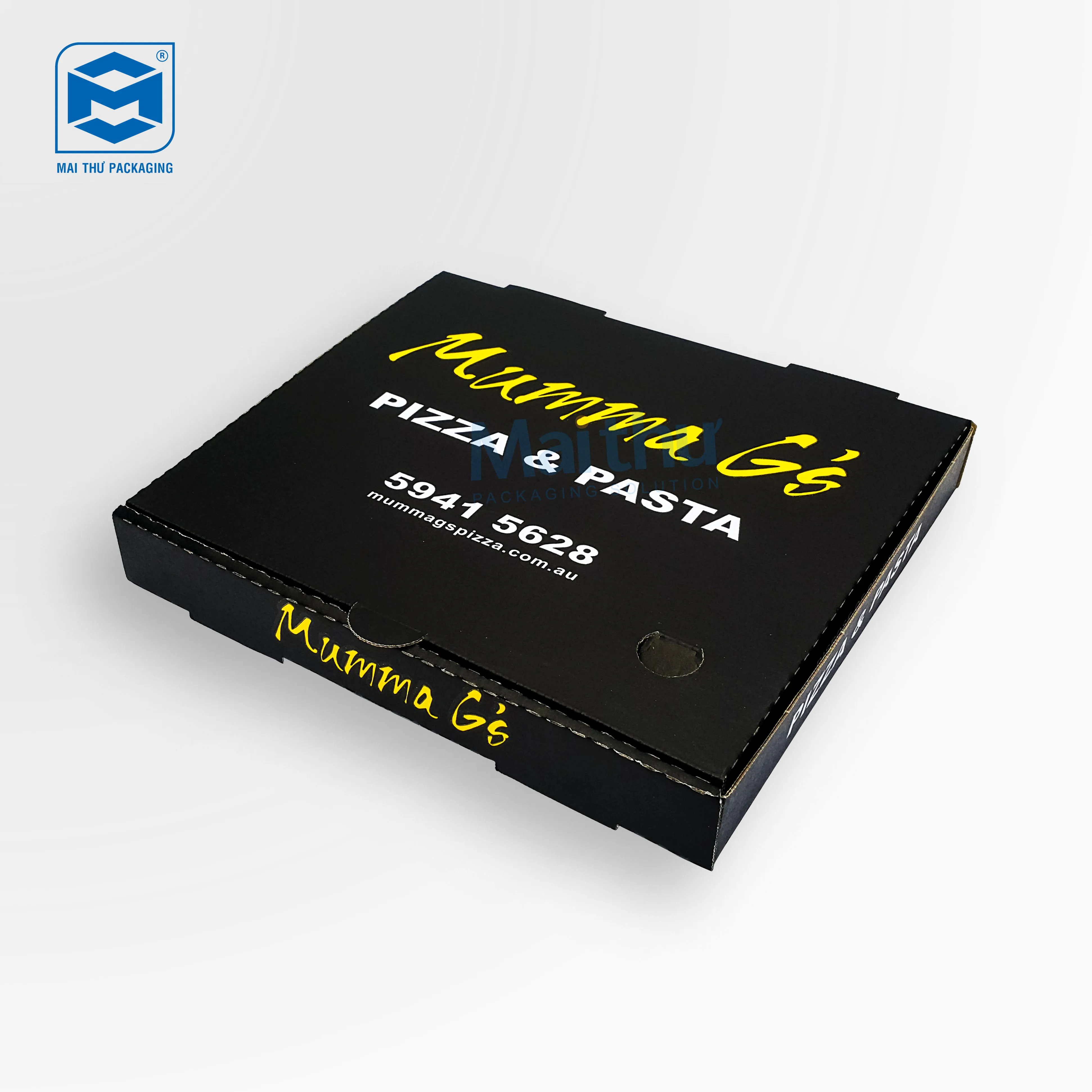 
Sopranos custom printed corrugated carton pizza packing box 