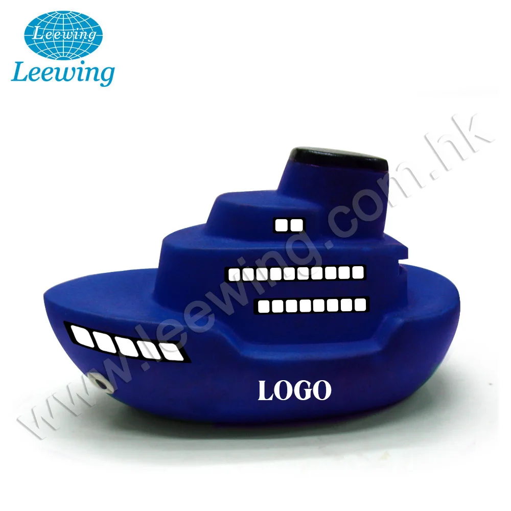 Small Plastic Boat Shape Coin Bank Ship Money Saving Box