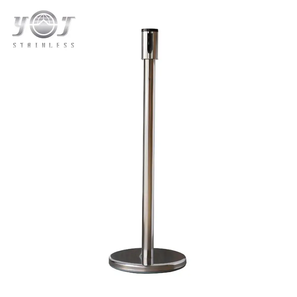 
hot sale stainless steel queue line railing standing rope stanchion 