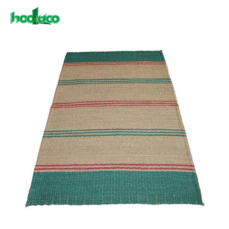 Home Or Hotel Decoration Floor Wholesale Natural Seagrass Mat Colorful Design Cheap Price