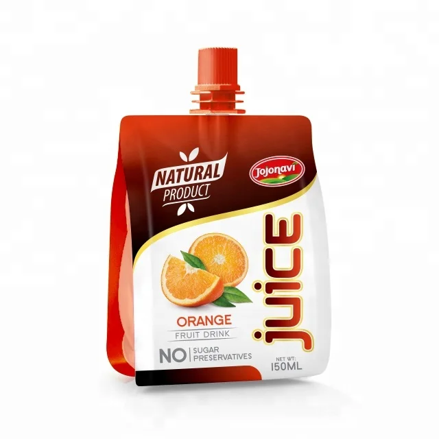 Grape Juice Fruit Drink 150ml Spouted Stand up Pouch