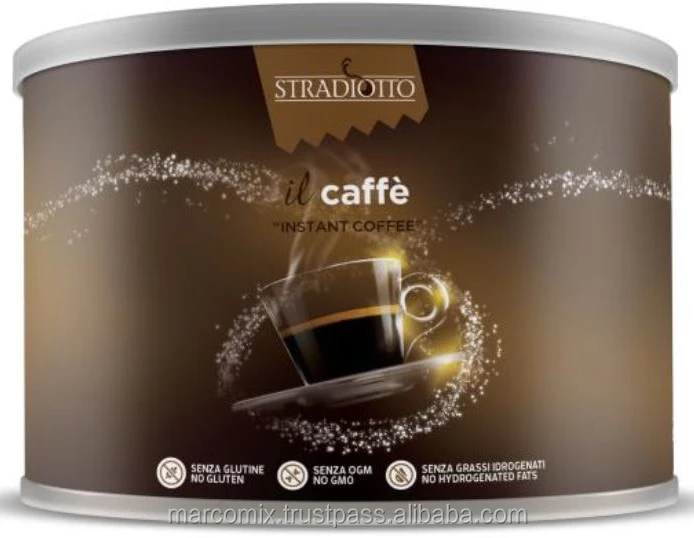 
Жестяная Банка 100 Арабика, итальянский мгновенный кофе, 100% г 