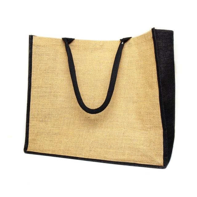 Latest New Design Jute Bag tote bag drawstring bag for shopping wholesale at factory price Supplier in India..