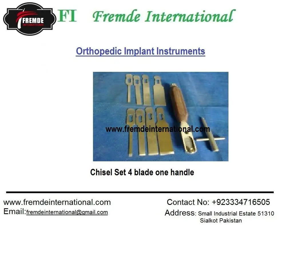 Набор ветеринарных долото с лезвием