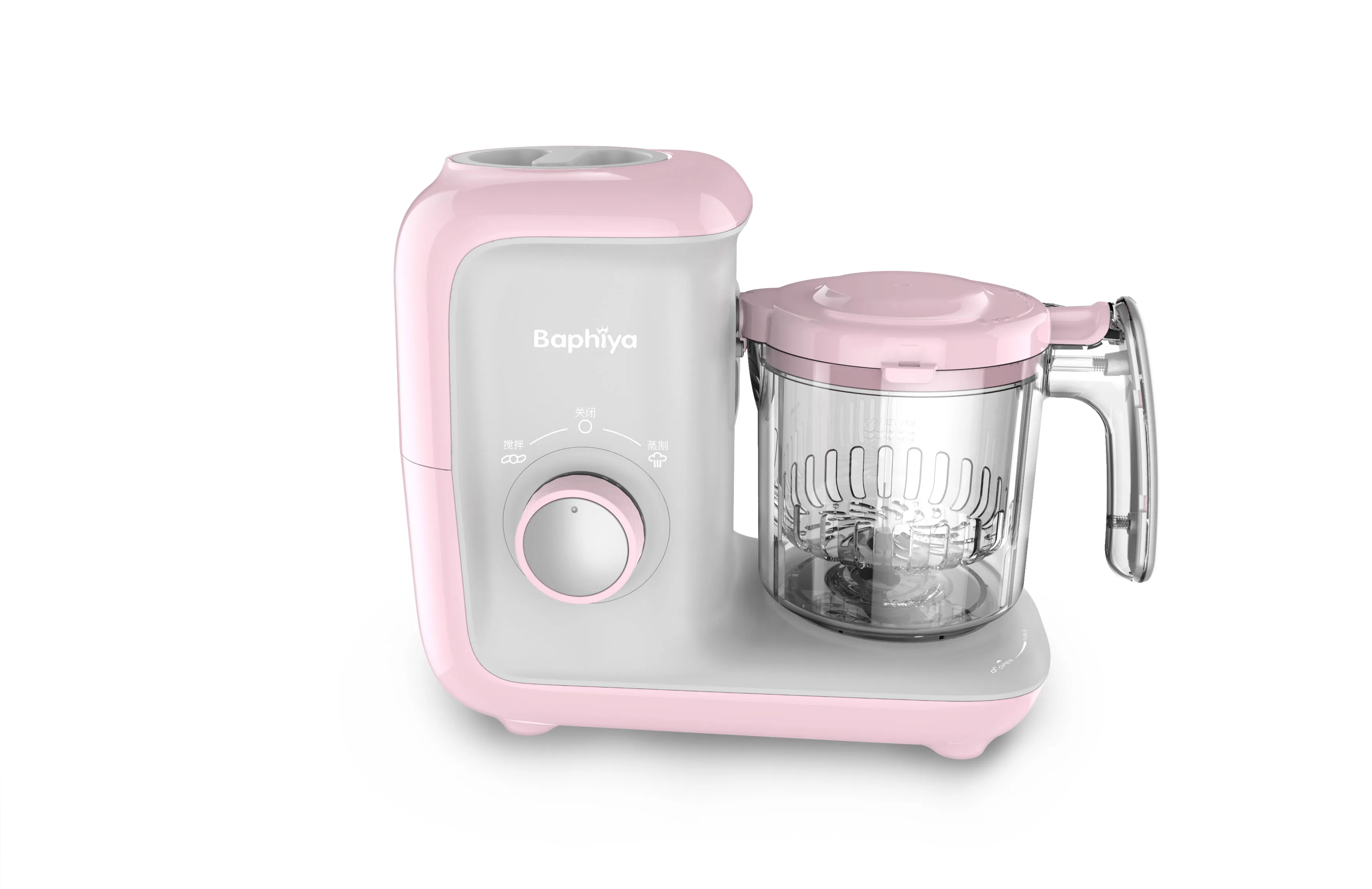 Neat design Baphiya Mechanical baby food blender 5 in 1 baby food mixer puree cook