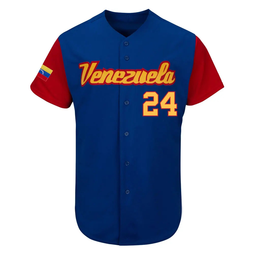 280gsm custom design digital camo baseball jersey for men