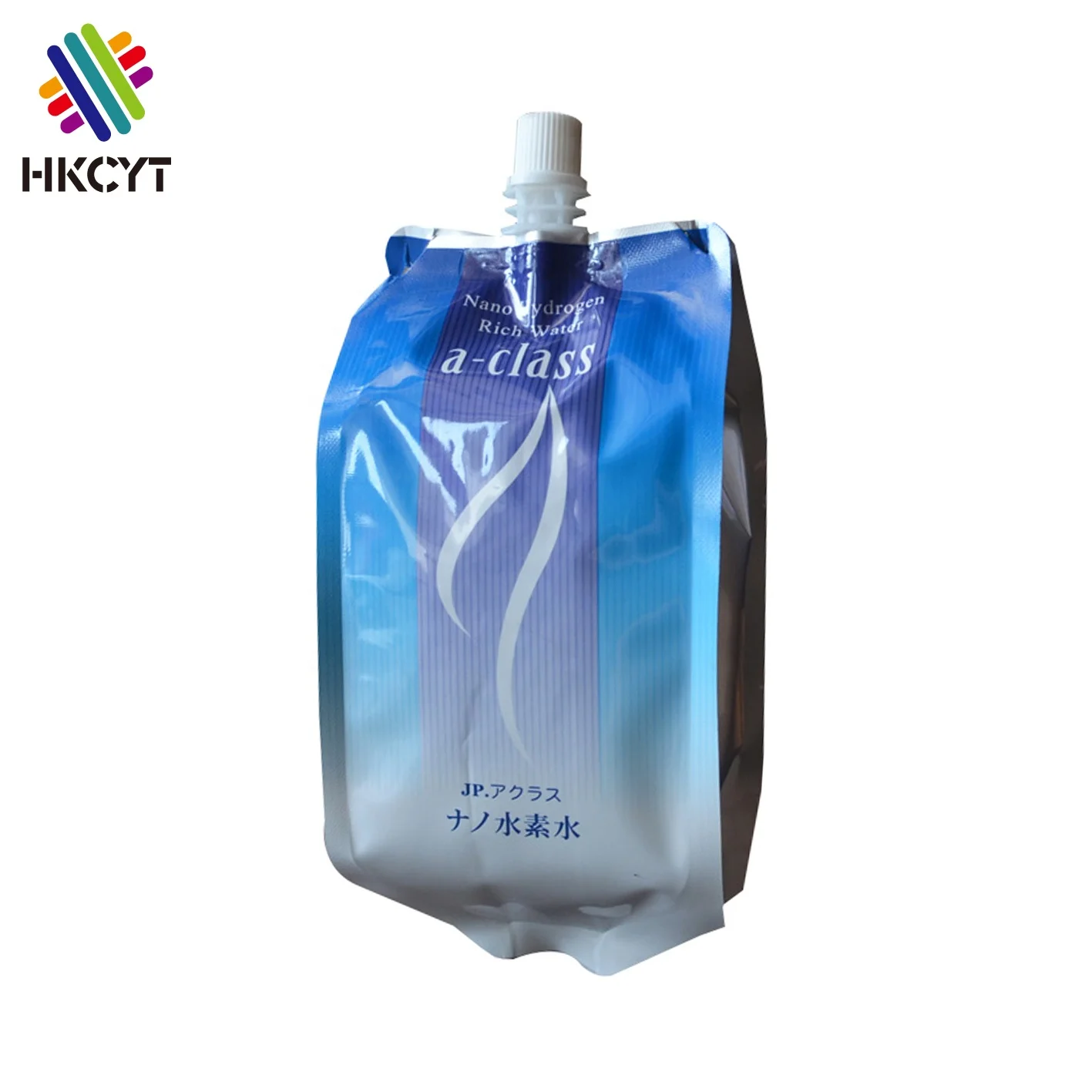 Индивидуальный биоразлагаемый нейлоновый пластиковый стоячий мешочек с носиком для фруктового сока