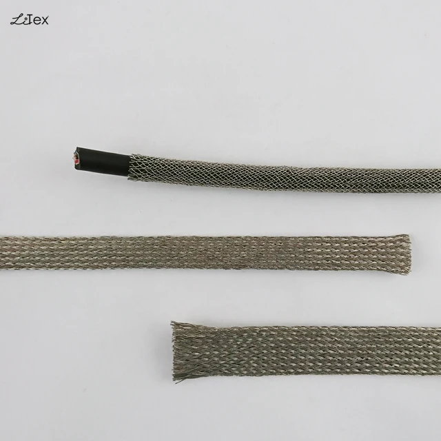 braided cable sleeve for emf protection