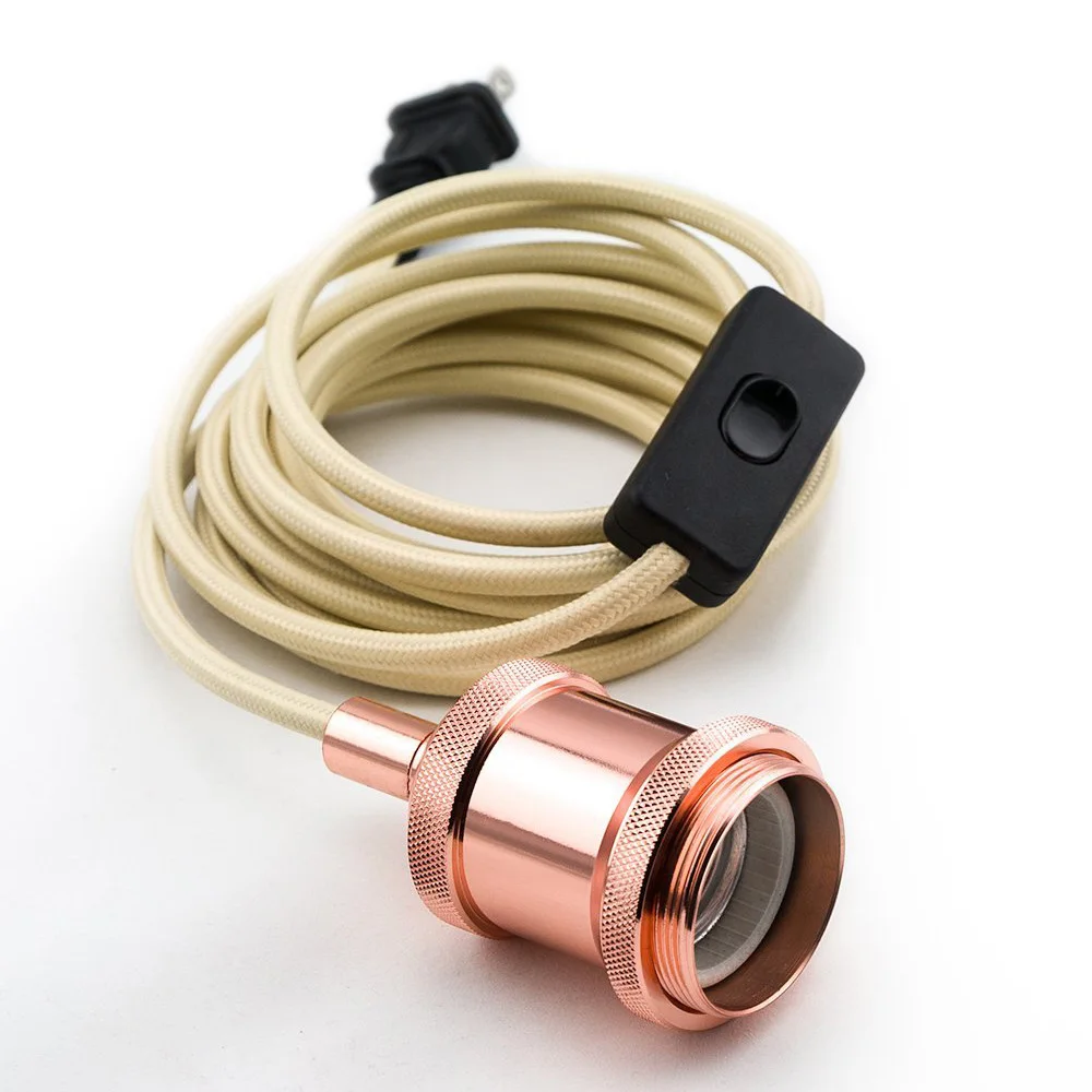 Алюминиевая металлическая крышка керамический патрон Эдисон Освещение Подвеска Аксессуары