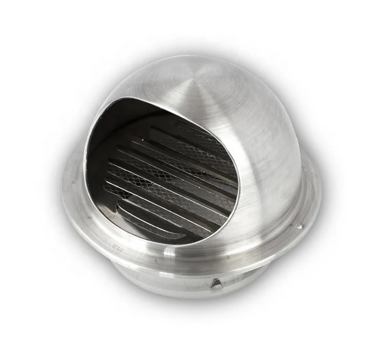 Stainless Steel Round Duct Air Mushroom Vent Cover Diffuser Grill