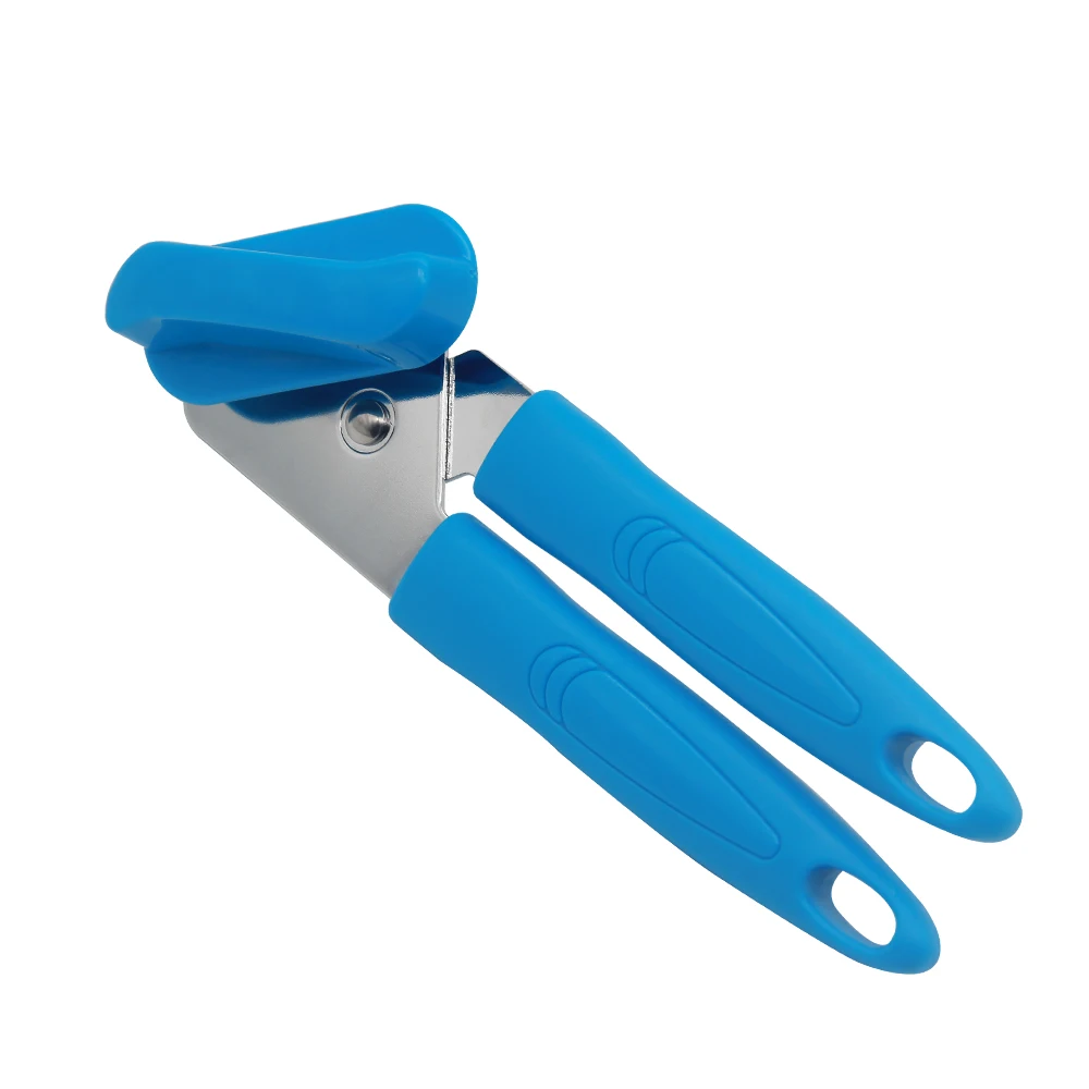 Hot Sell Jar Opener Stainless Steel can Opener  Kitchen Tools Soft Handled Good Grip Easy Use Manual Can Opener