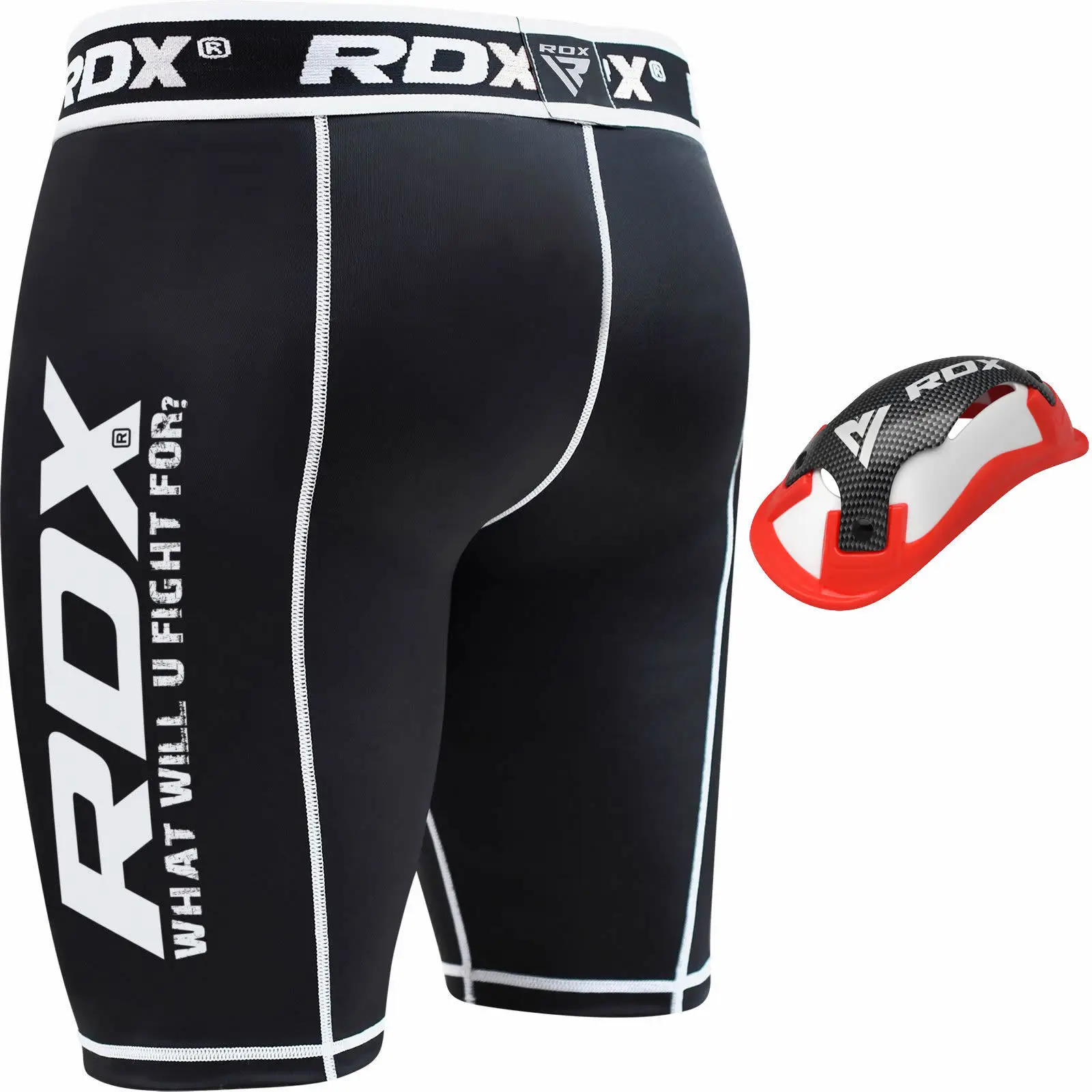 High Quality  Thermal Compression Flex Short & Gel Groin Cup Guard MMA Fight
