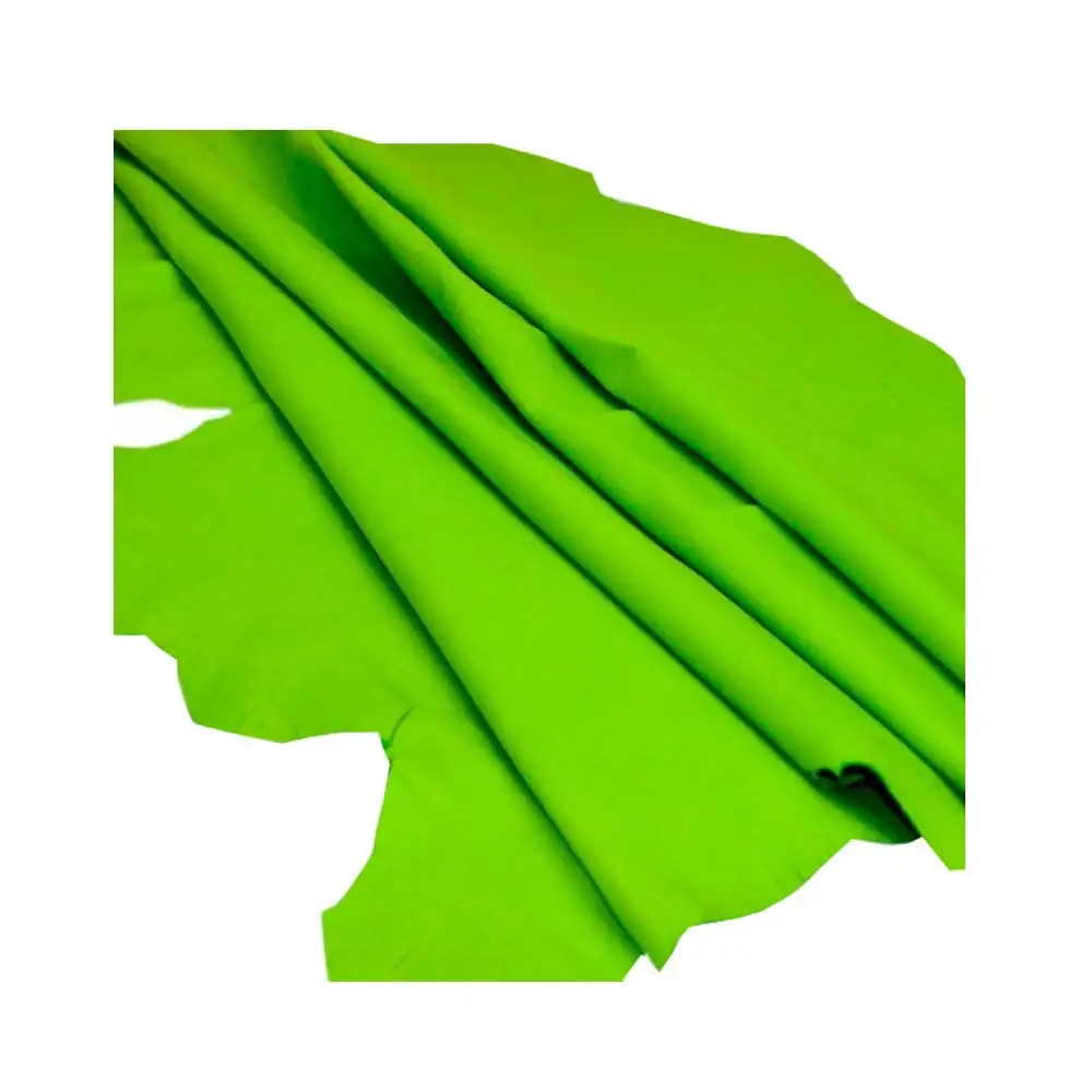 Best Quality Sheep Leather Garment color Green for jacket