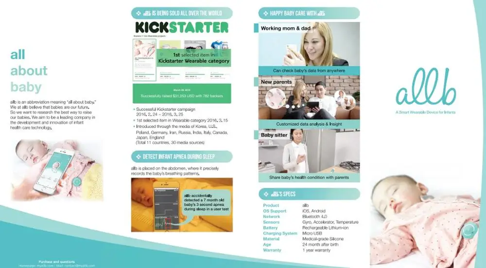 Детское портативное Температурное устройство