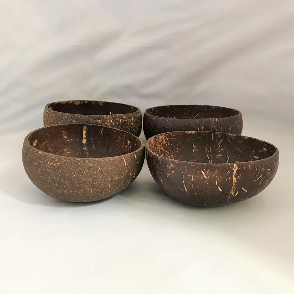 BIG SIZE BOWLS FOR YOUR KITCHEN - NATURAL SHELL FROM COCONUT, coconut shell bowl