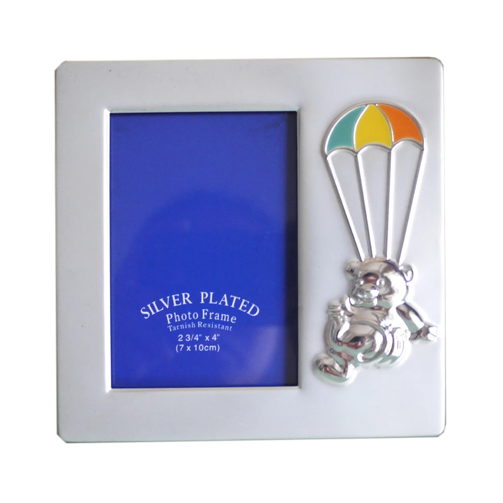 
Newest home picture frame iron silver photo frame kids new metal photo frame 