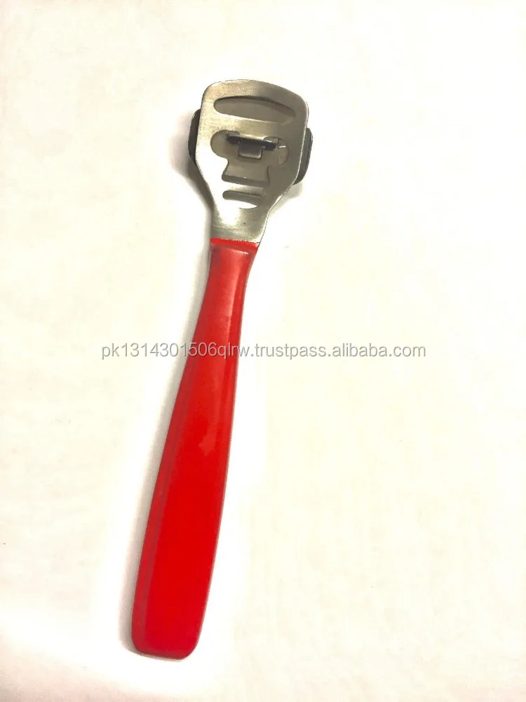 
Plastic Handle Foot Pedicure Callus Corn Cuticle Cutter Remover 