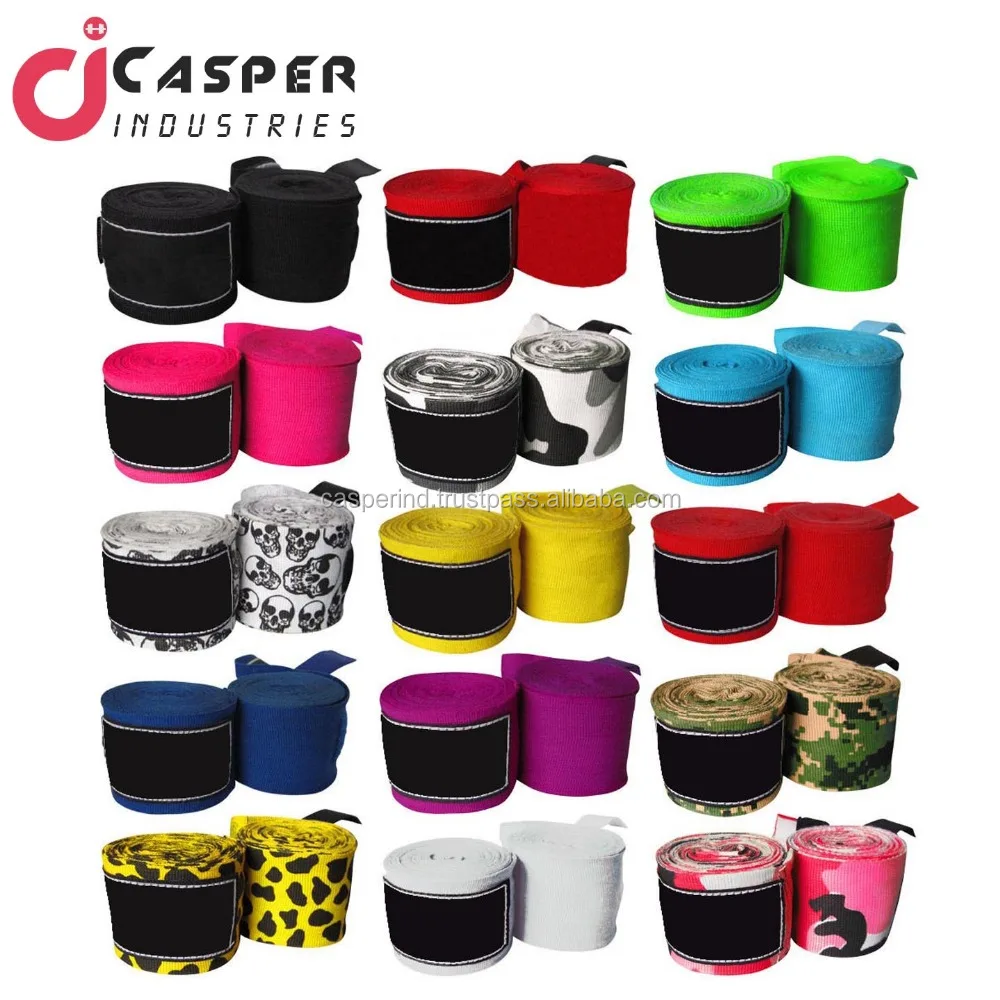
Hot Selling Camo Colorful Men & Women Boxing bandages strap boxing gloves Unisex Hand Protective Wraps Custom Boxing hand wraps 